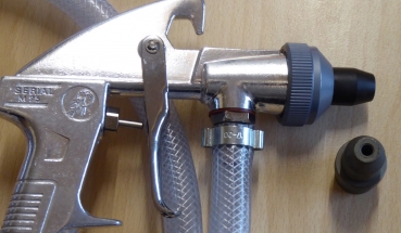 Sandstrahlpistole MT-SA-W mit Saugschlauch mit 5 mm Düse gehärtet integriert